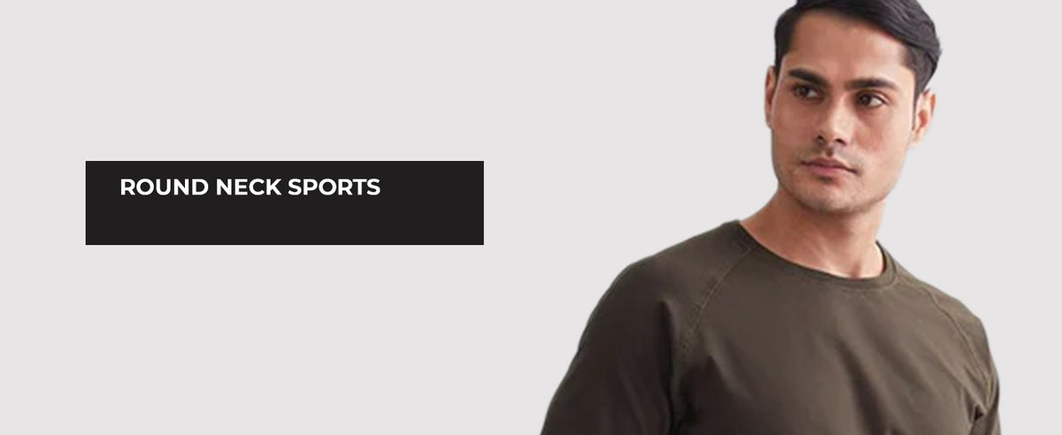 Khaki Durafit Torso Full Sleeves T-Shirt