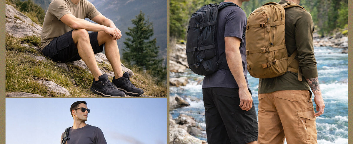 Beige Explorer Tactical Shorts