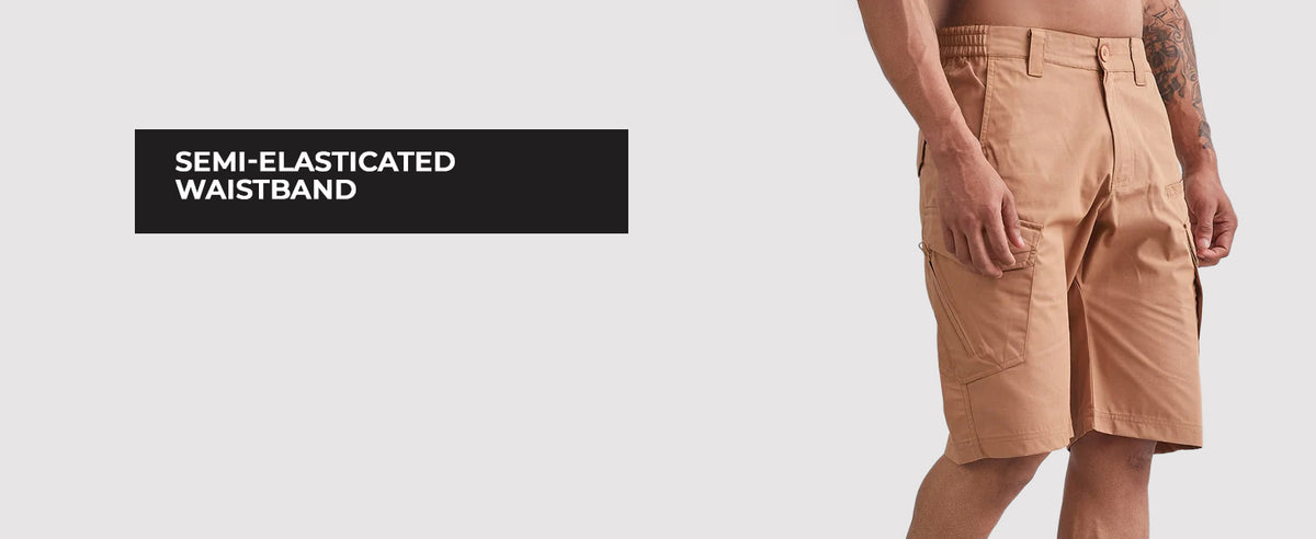 Beige Explorer Tactical Shorts