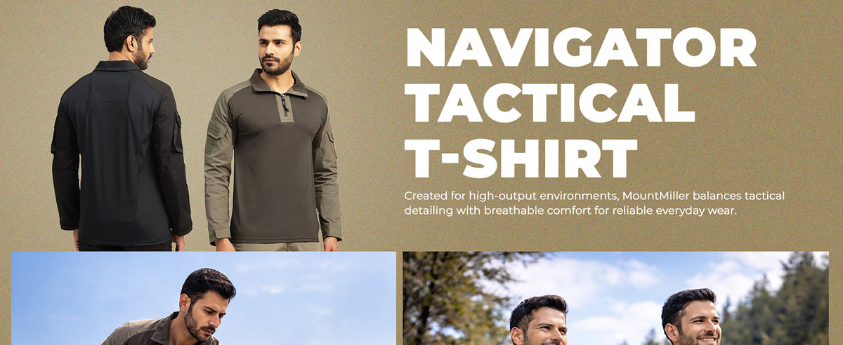 Black Navigator Tactical T-Shirt