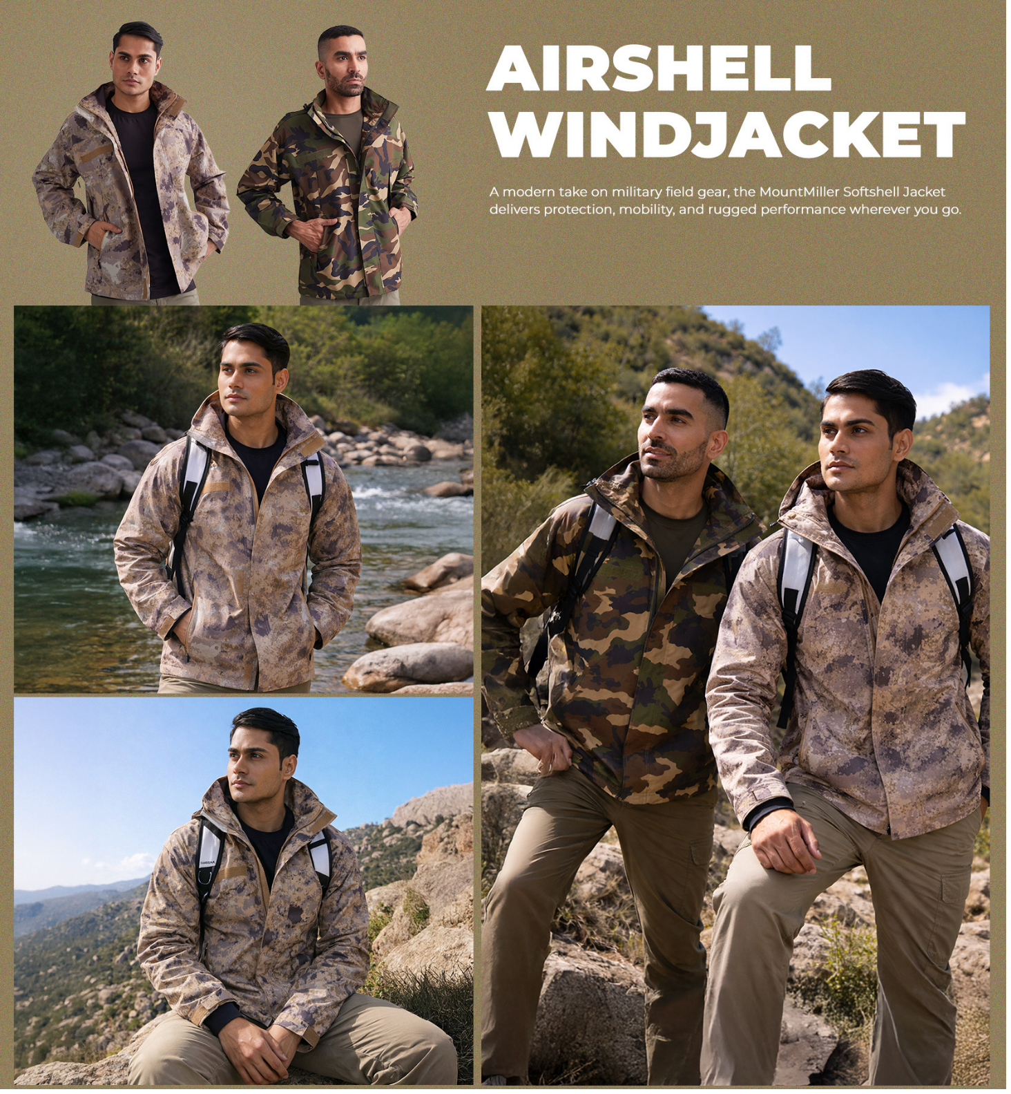 Military Airshell WP Windjacket