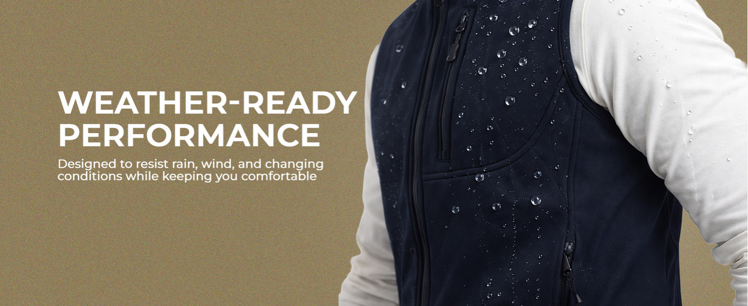 Navy Sleeveless Softshell Jacket