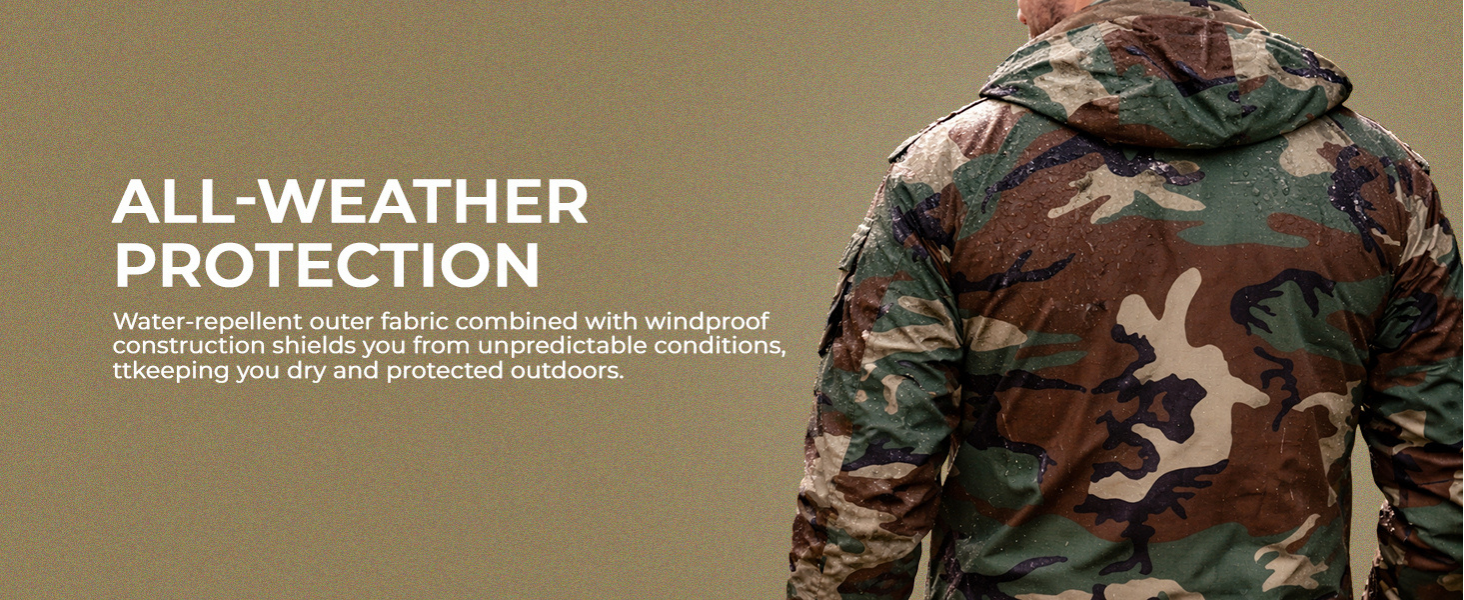Woodland 3 Layer Emerger Nylon jacket