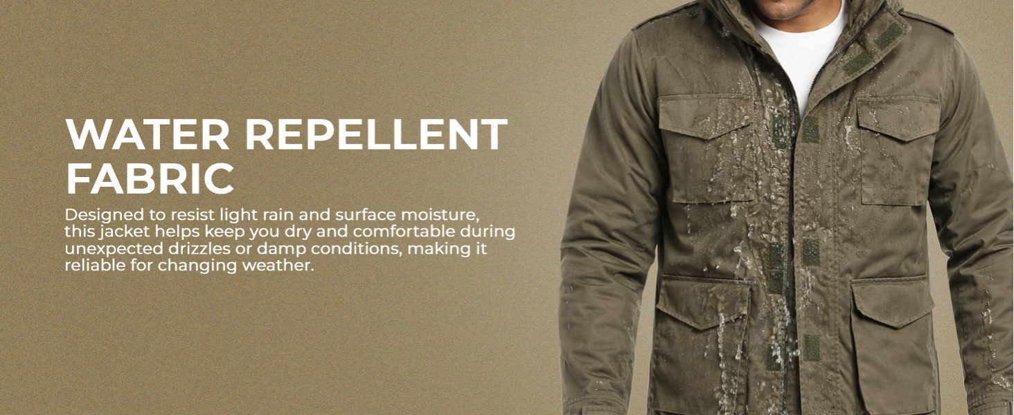 Black Python M65 Ripstop WR Field Jacket