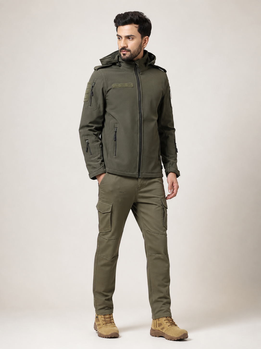 OG 12 Zip Softshell WP Lycra Jacket + OG Achiever Tactical Pant