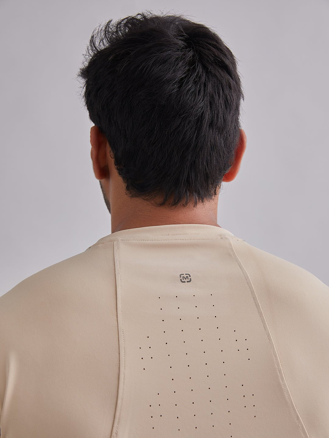 Beige Armour Cut Half Sleeves T-Shirt - MountMiller