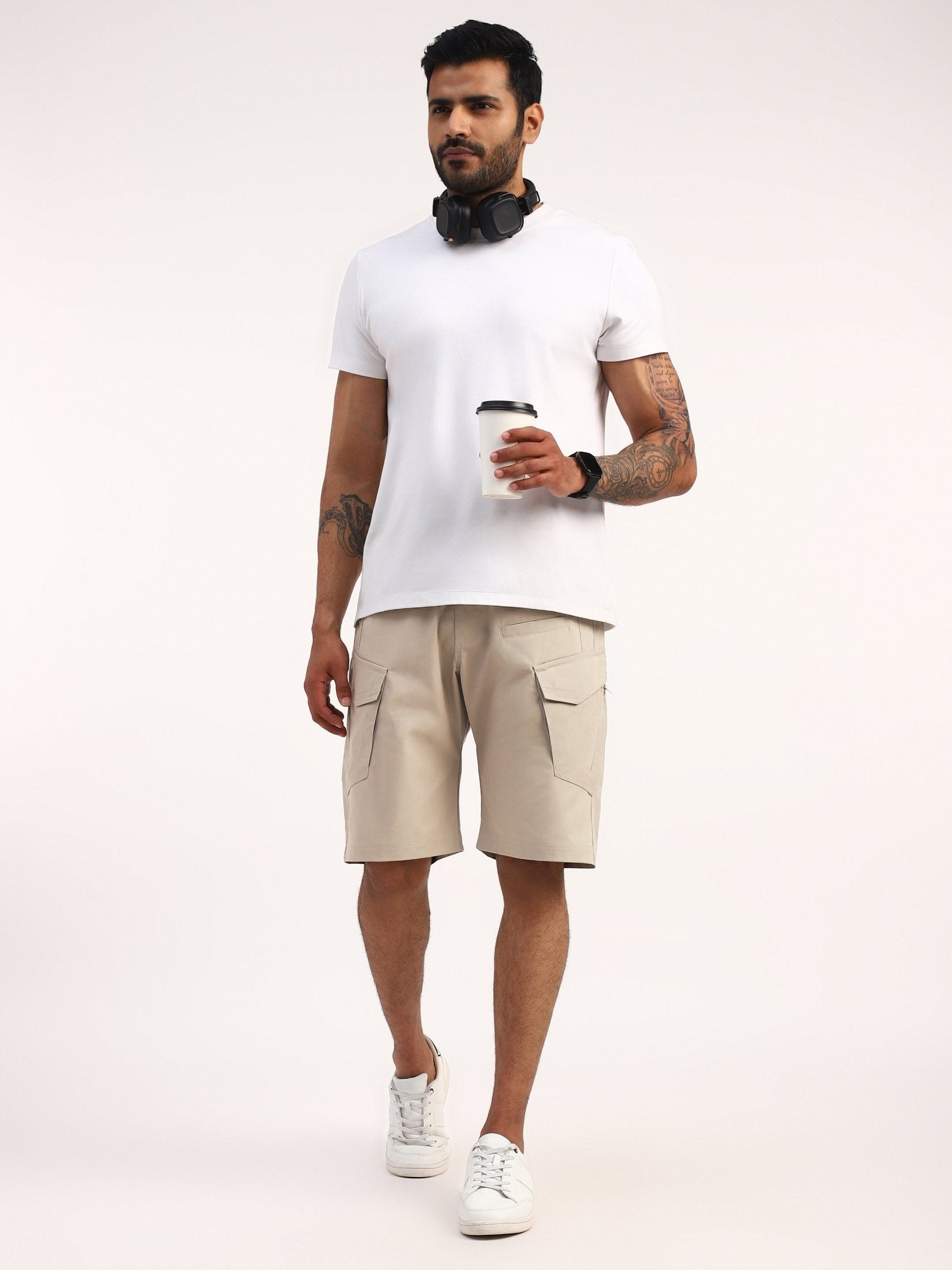 Beige Explorer Tactical Shorts - MountMiller