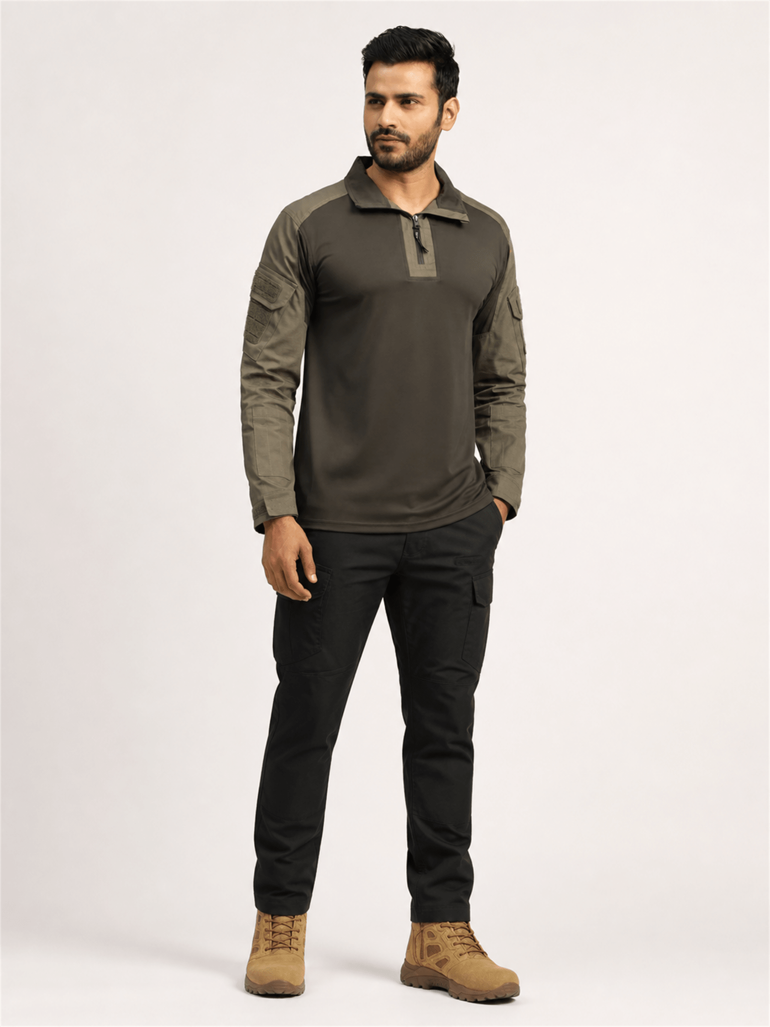 Black Achiever Tactical Pant + OG Navigator Tactical T-Shirt - MountMiller