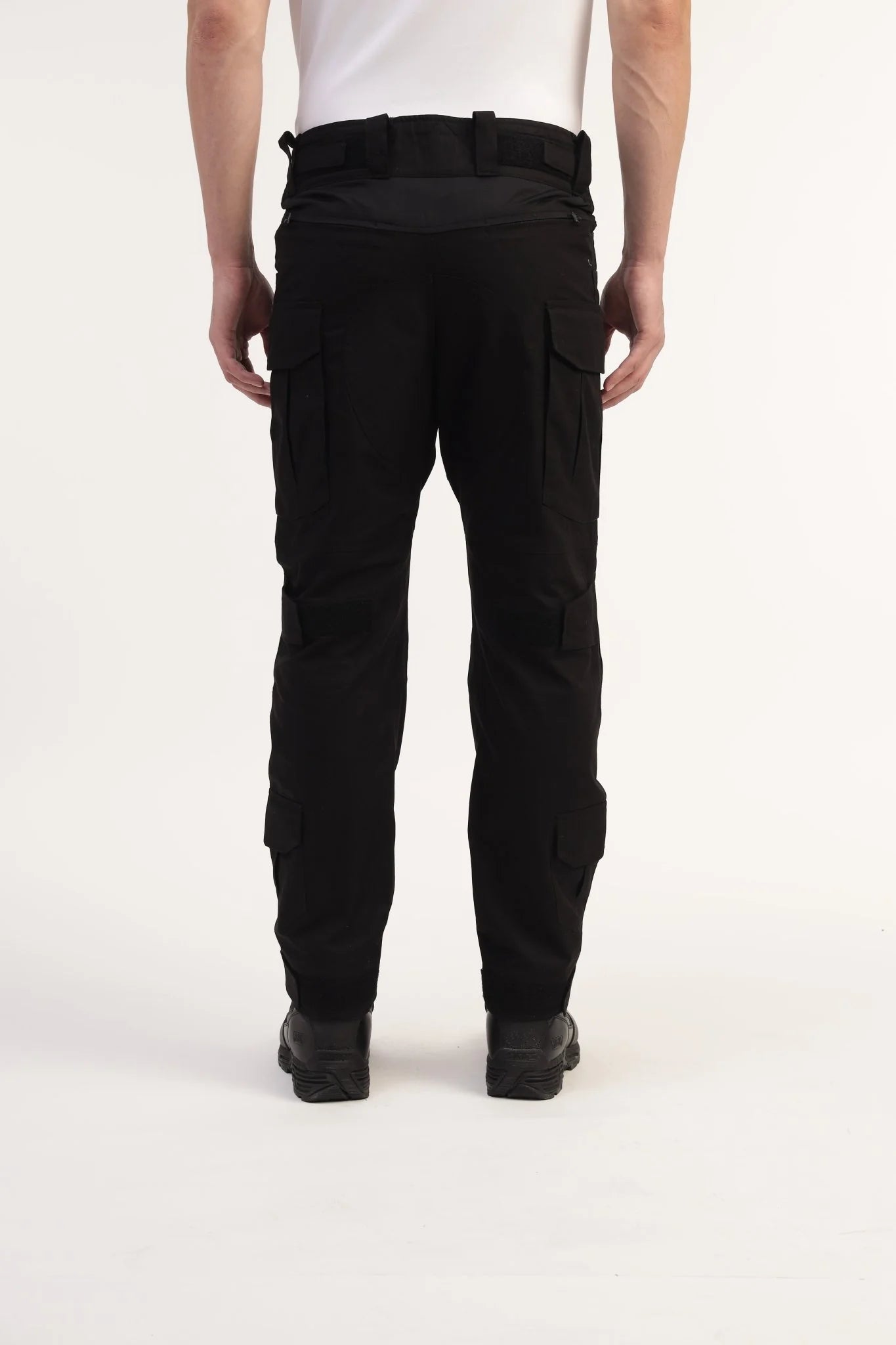 Black Advanced Ripstop Tactical Pant + Black Patch Full Sleeves Tactical T Shirt - MountMiller