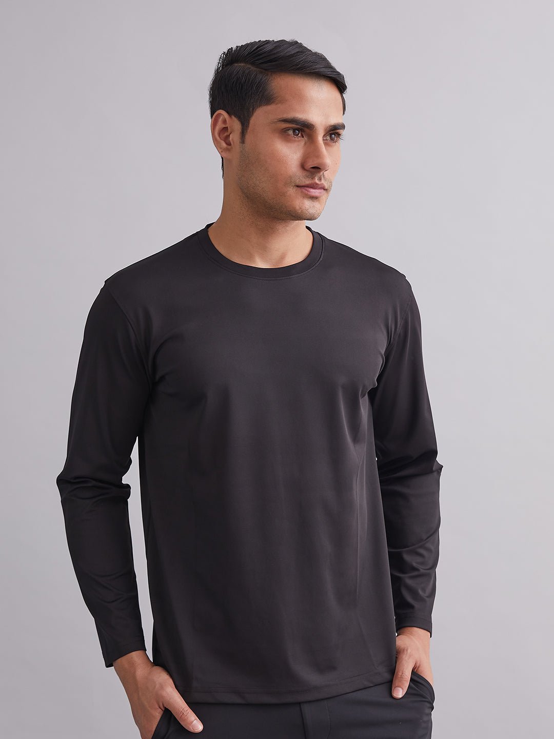 Black Durafit Torso Full Sleeves T-Shirt - MountMiller