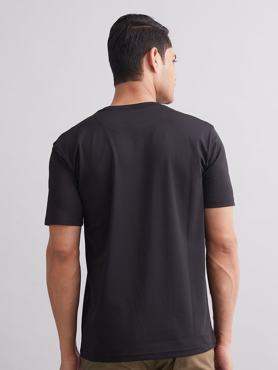 Black Durafit Torso Half Sleeves T-Shirt - MountMiller