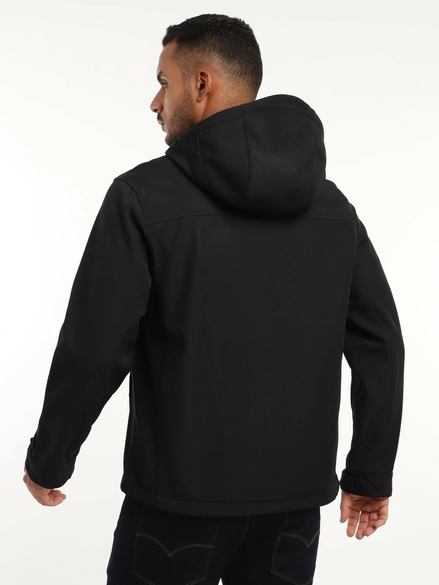 Black DWR Technical Softshell Jacket + Black Achiever Tactical Pant