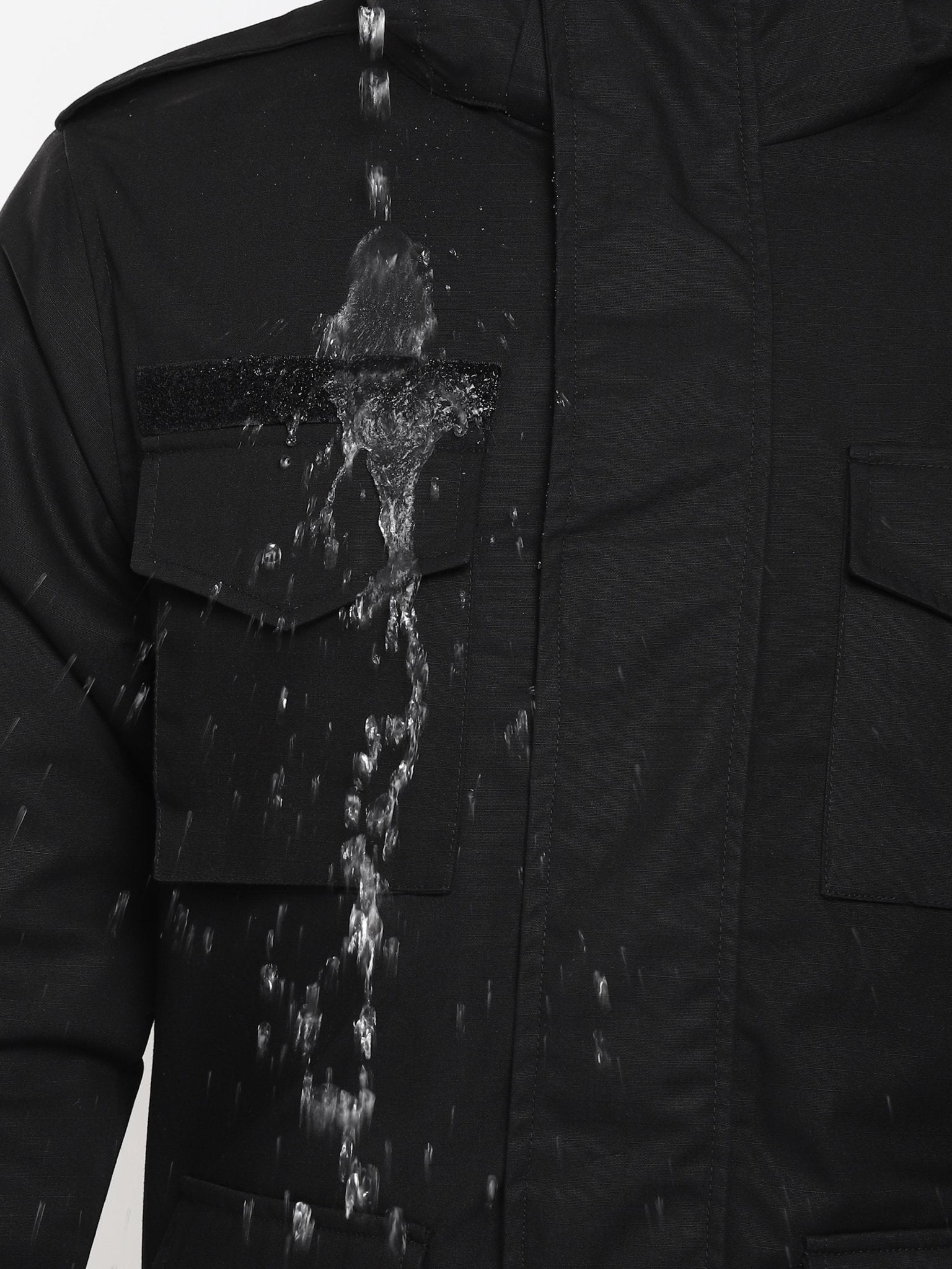 Black M65 Ripstop WR Field Jacket - MountMiller