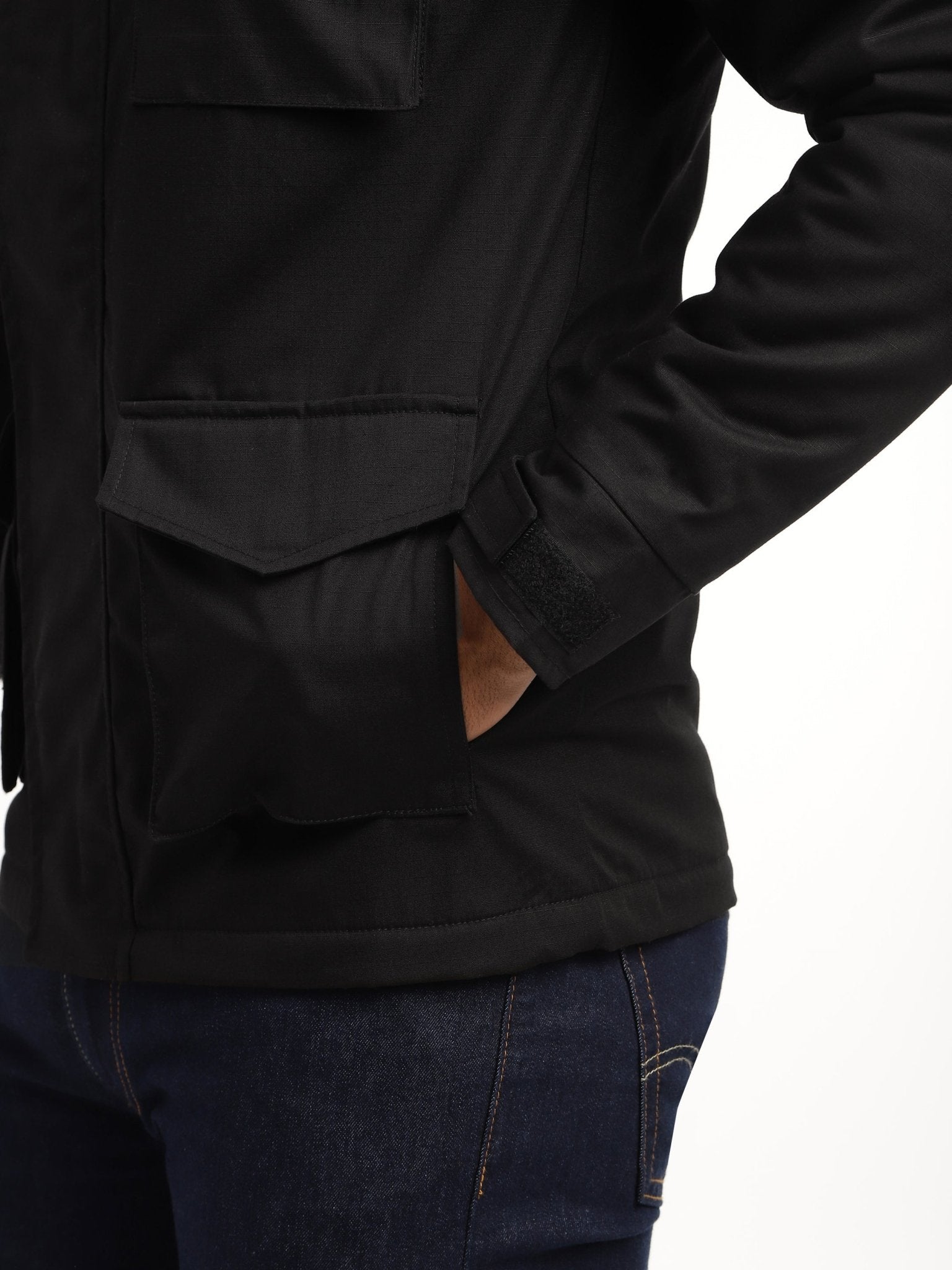 Black M65 Ripstop WR Field Jacket - MountMiller