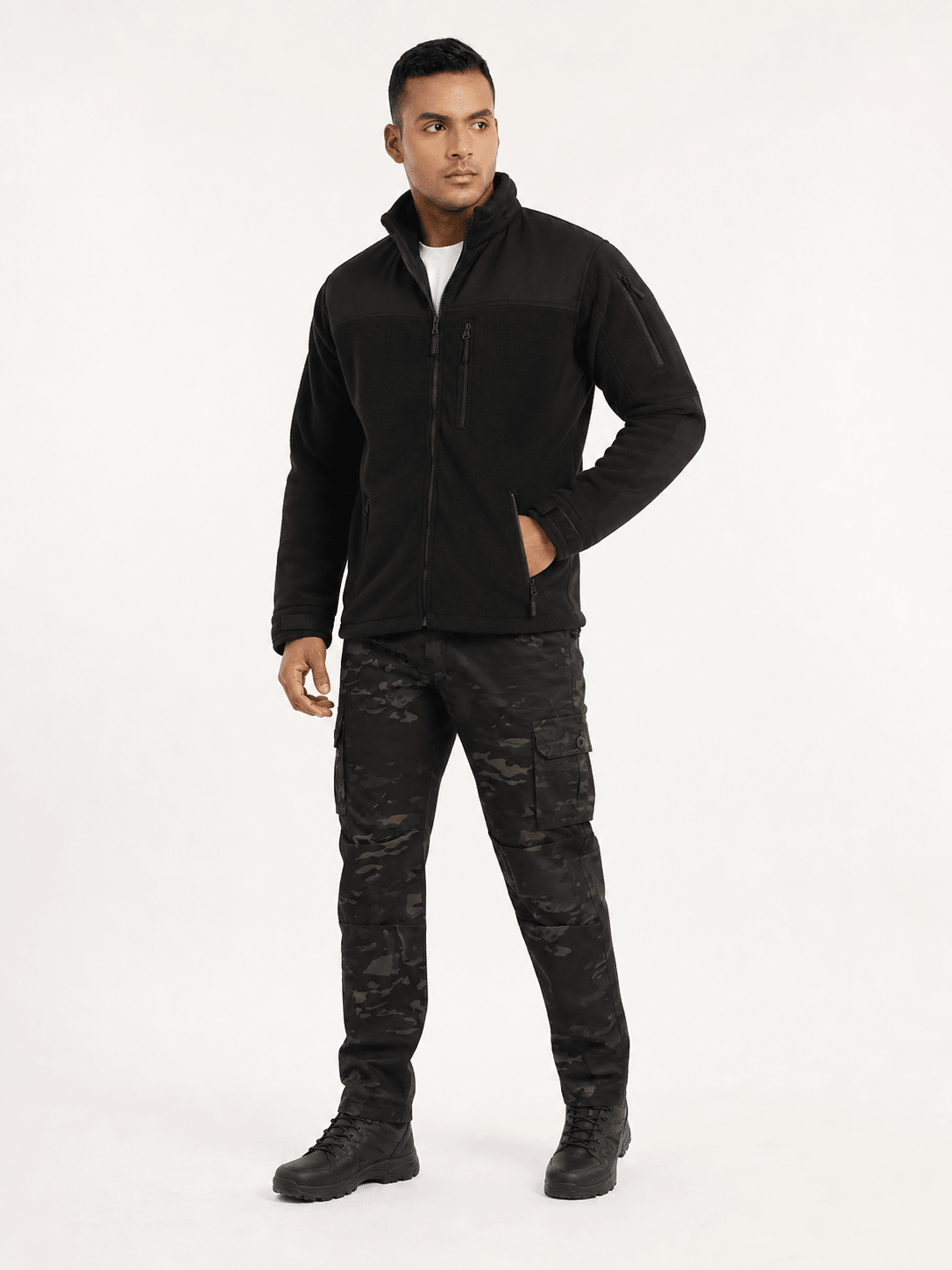 Black Multicam Dual Tactical Pant + Black Dual HLKN Classic Superbond Jacket - MountMiller