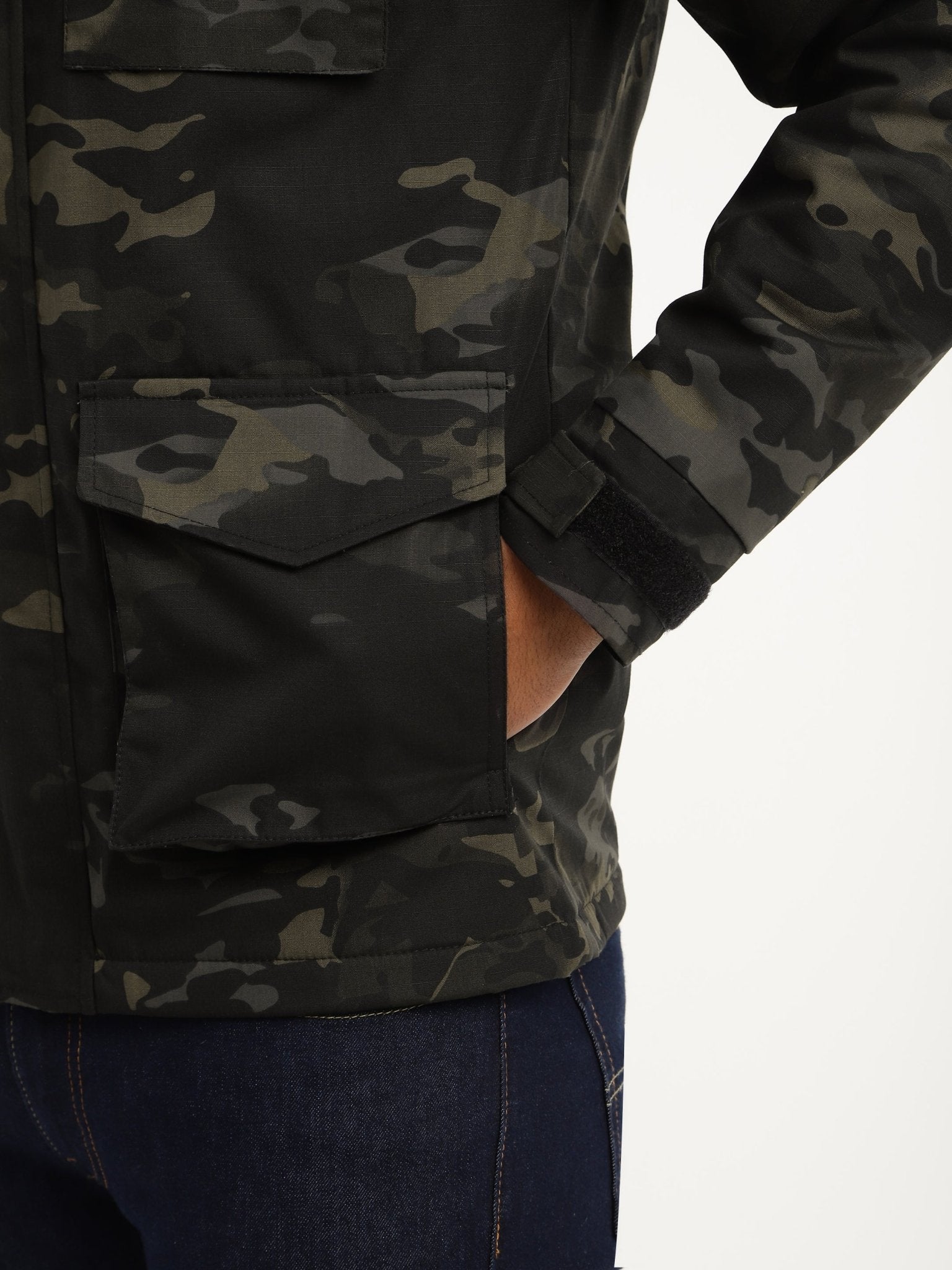 Black Multicam M65 Ripstop WR Field Jacket - MountMiller