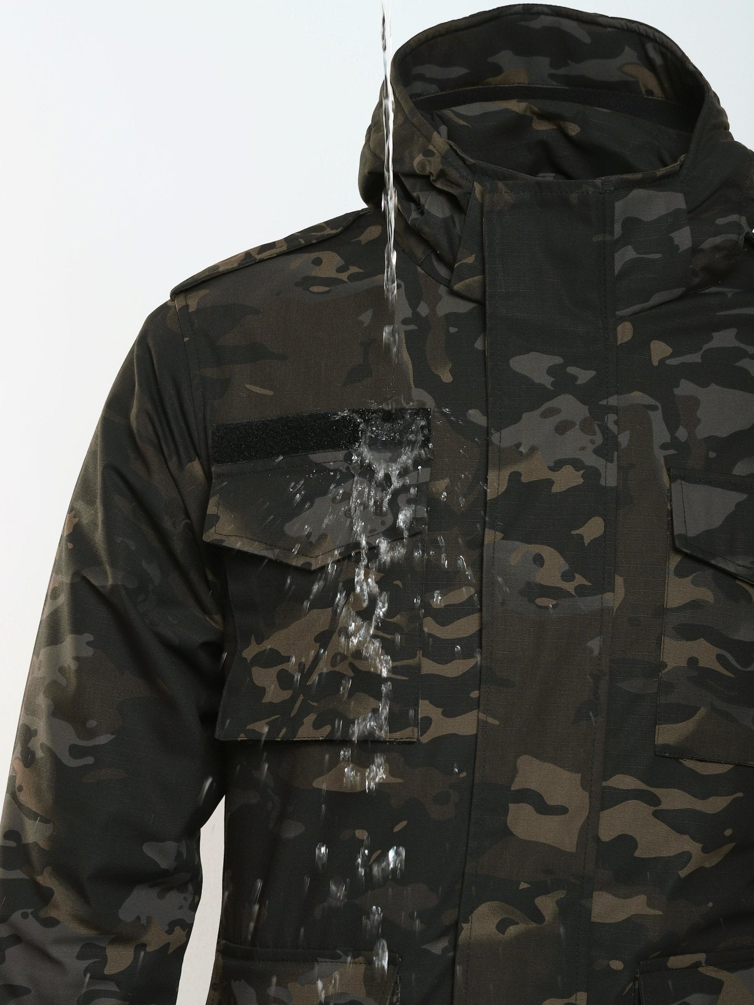 Black Multicam M65 Ripstop WR Field Jacket - MountMiller