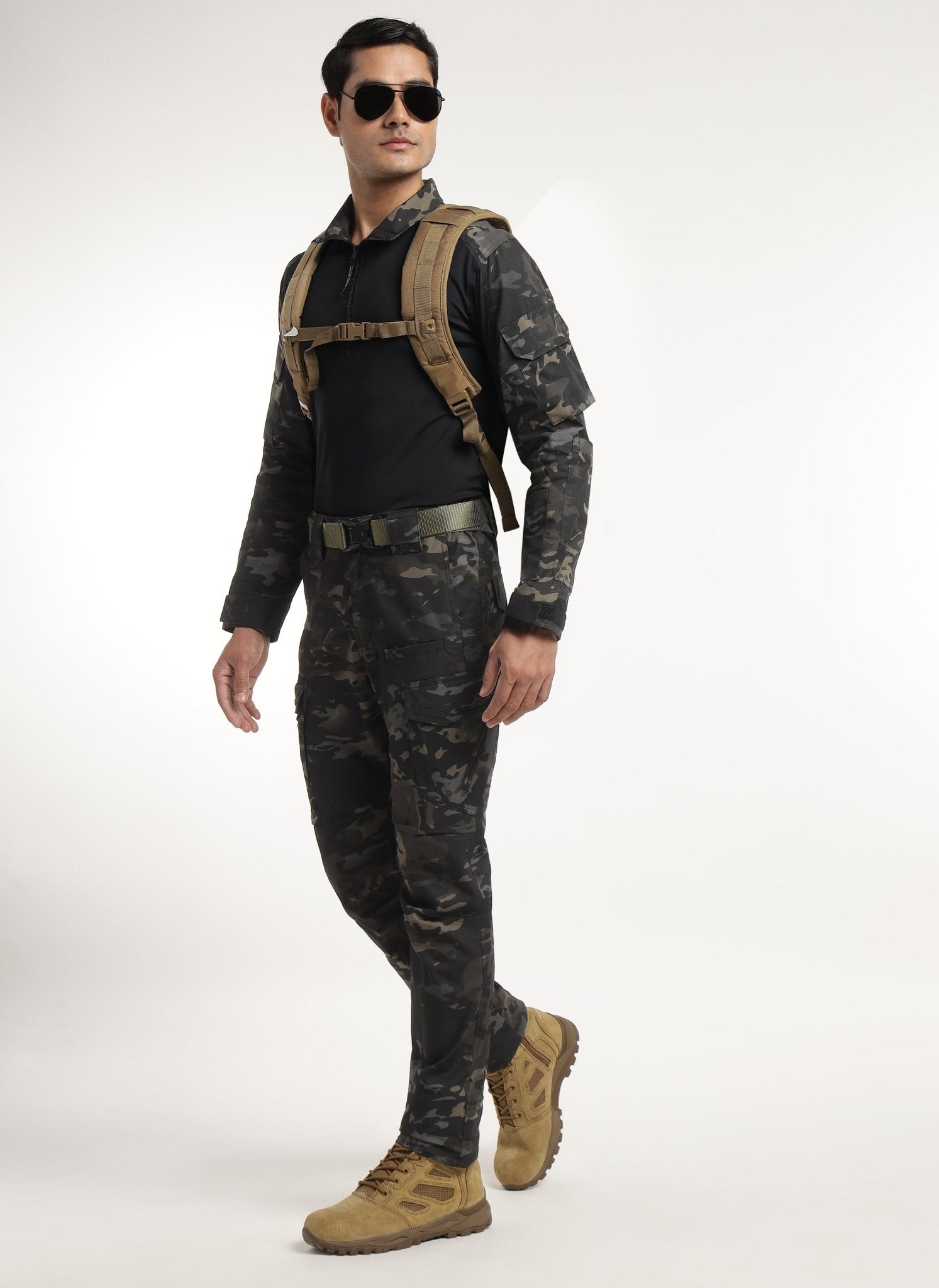 Black Multicam Range Tactical T-Shirt - MountMiller