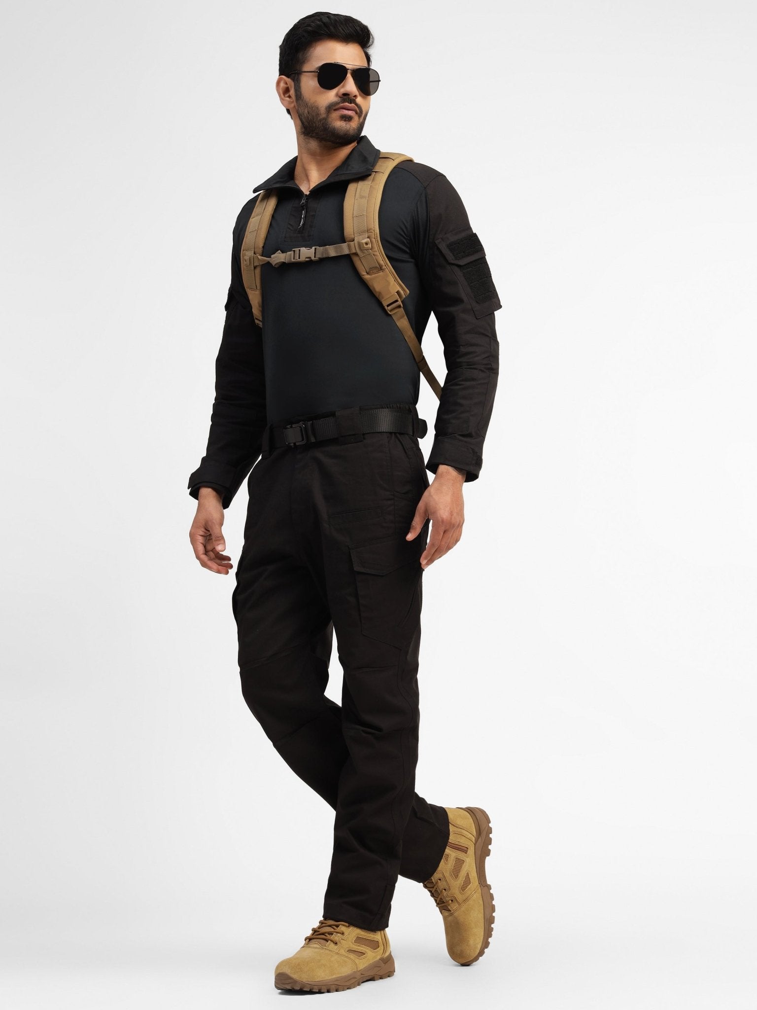 Black Navigator Tactical T-Shirt - MountMiller