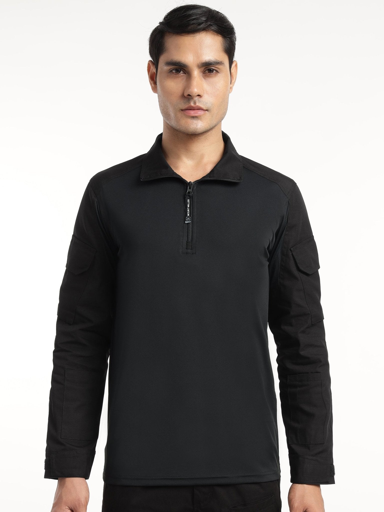 Black Patch Full Sleeves Tactical T Shirt - MountMiller