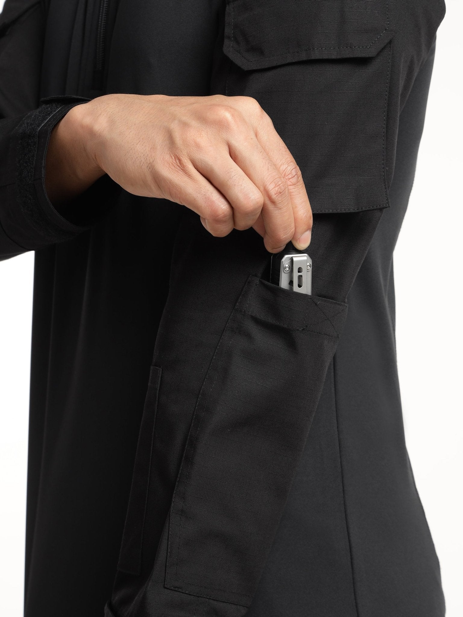 Black Patch Full Sleeves Tactical T Shirt - MountMiller