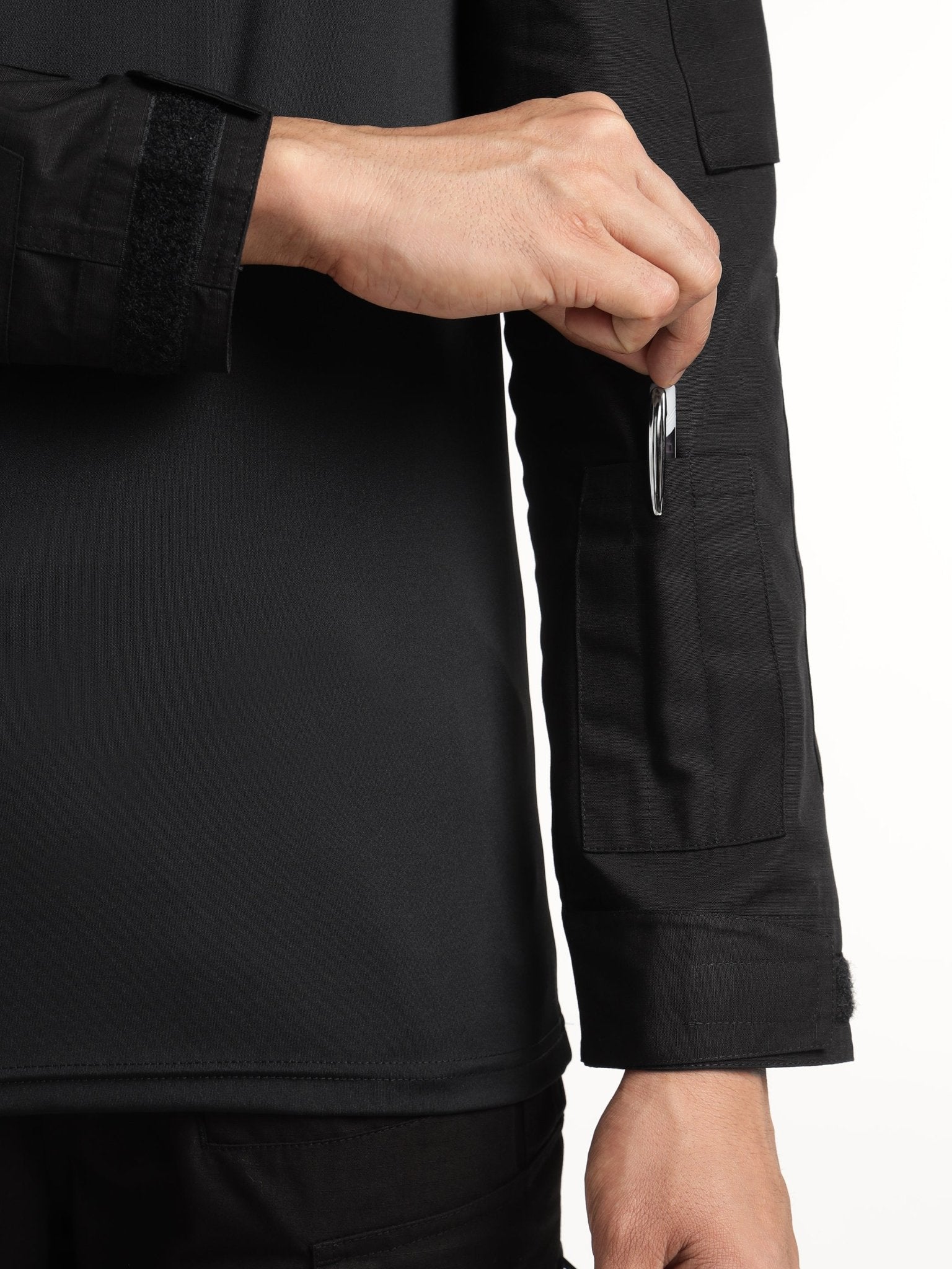 Black Patch Full Sleeves Tactical T Shirt - MountMiller