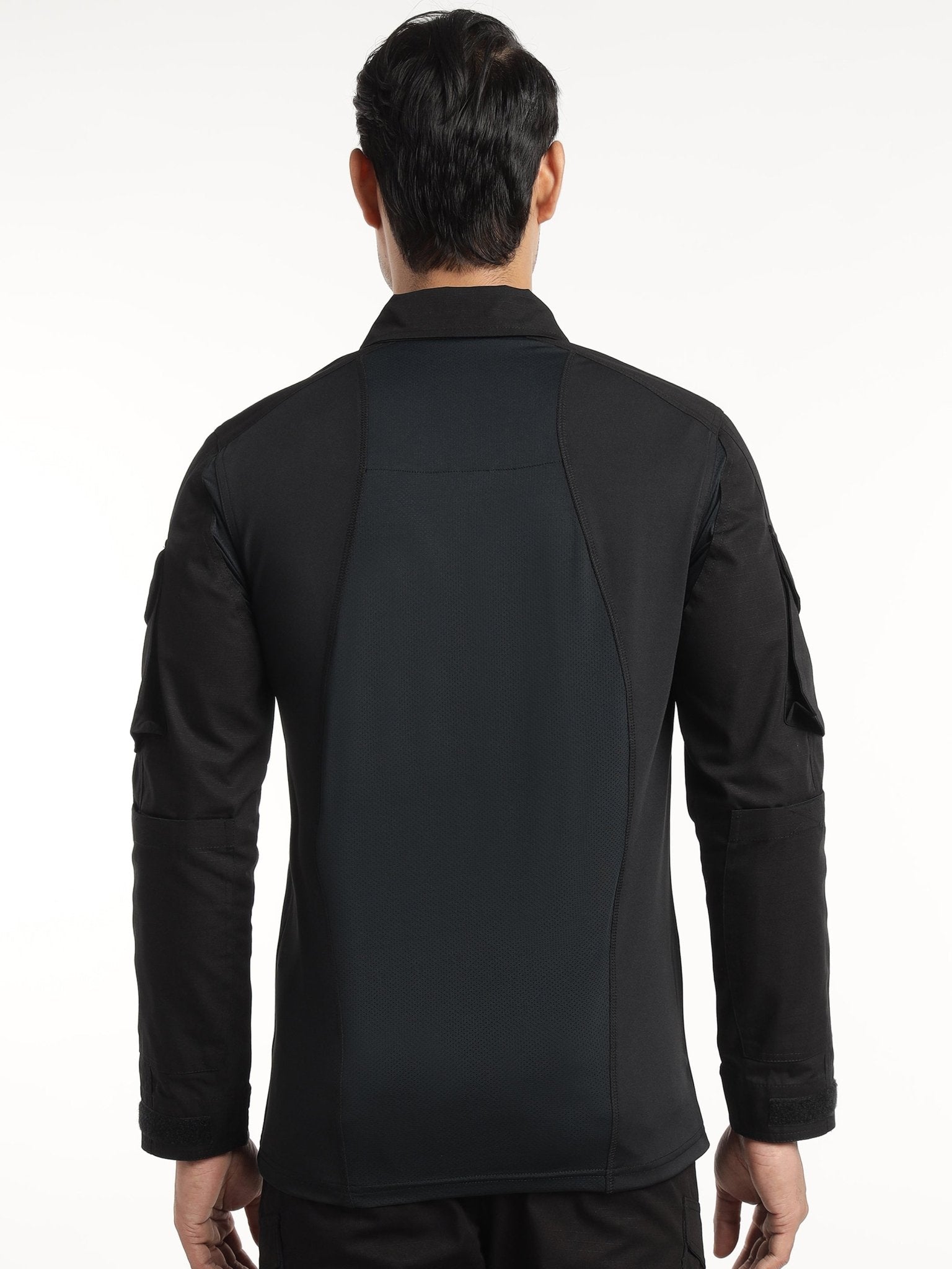 Black Patch Full Sleeves Tactical T Shirt - MountMiller