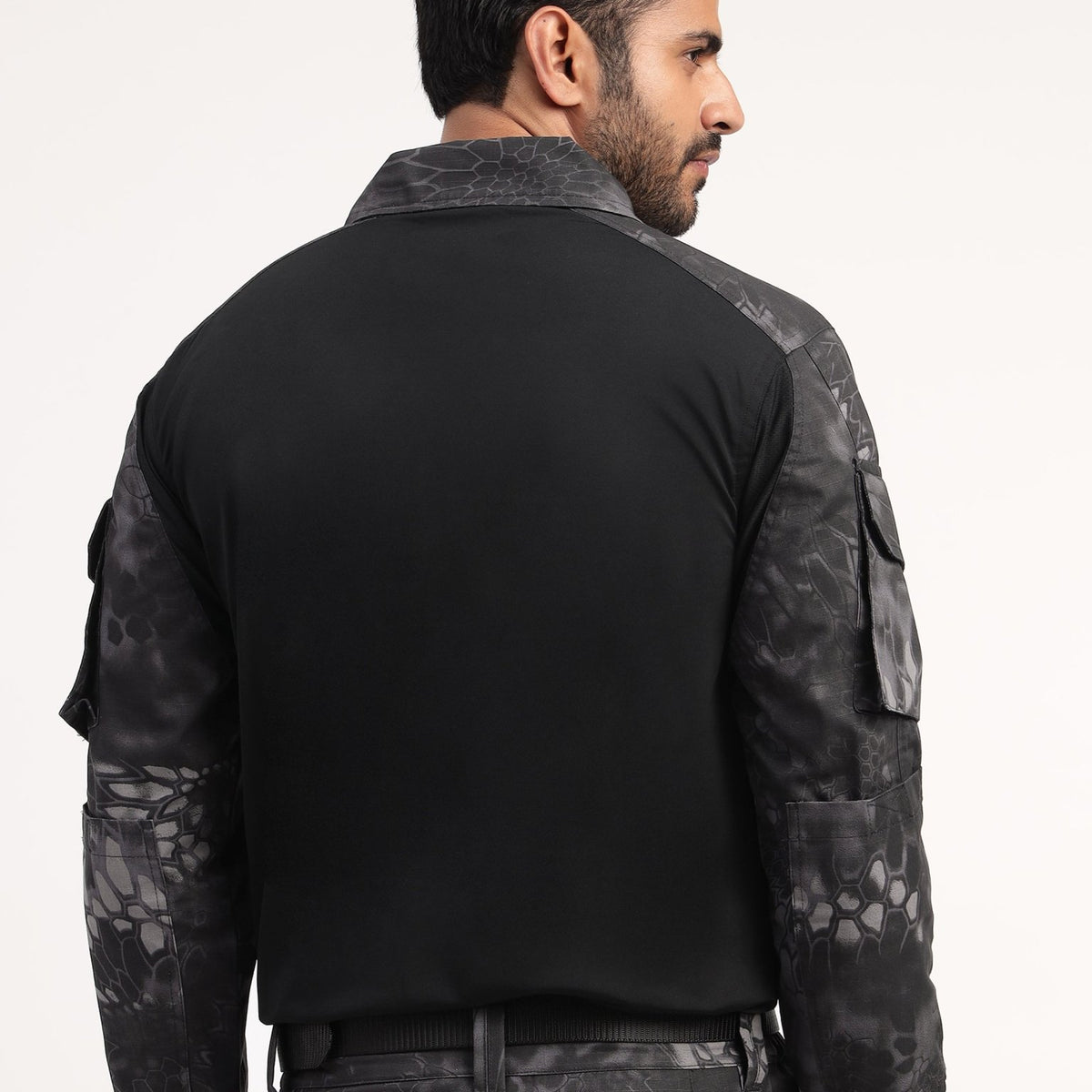 Black Python Full Sleeves Tactical T-Shirt | MountMiller®