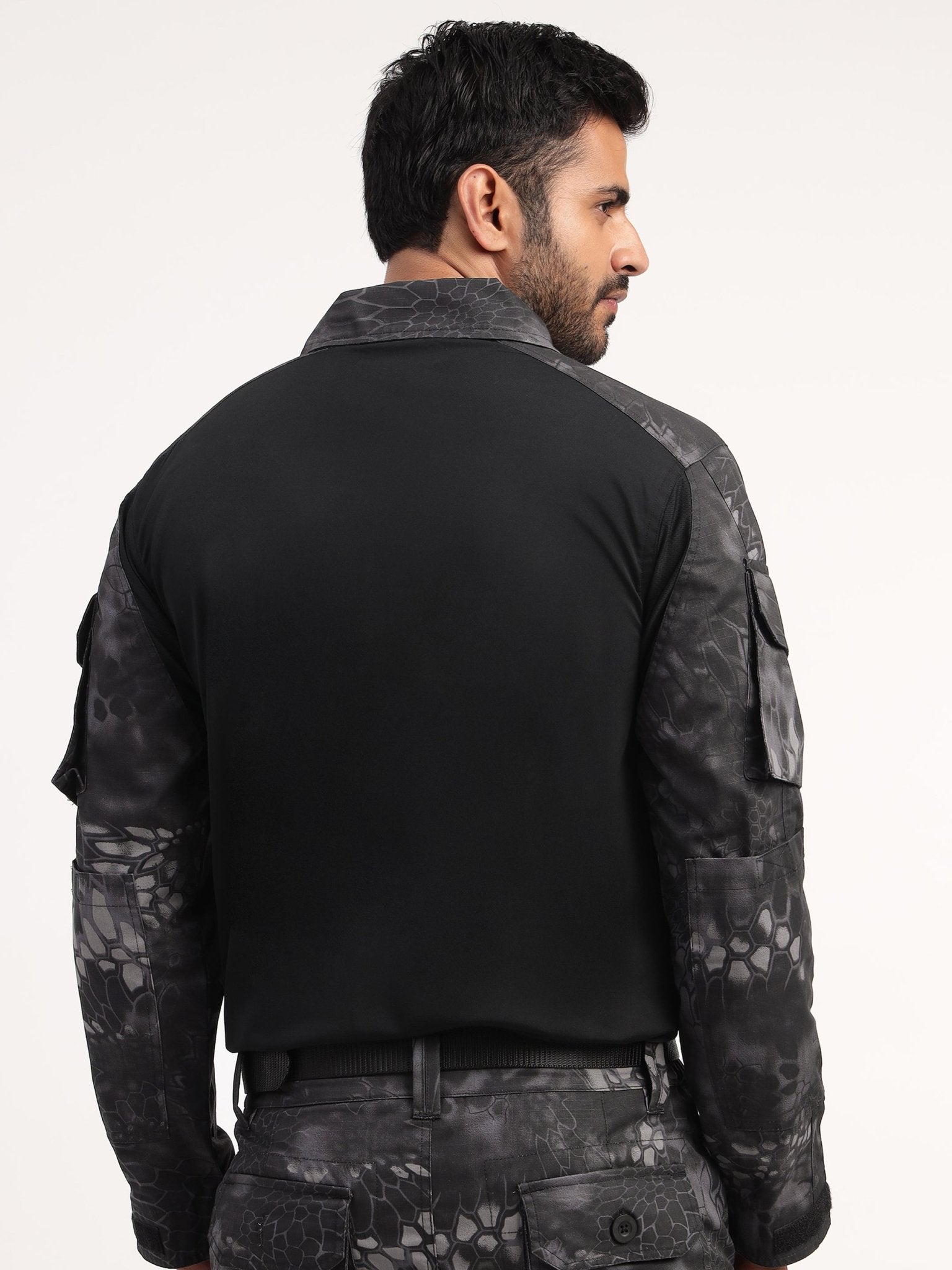 Black Python Full Sleeves Tactical T-Shirt - MountMiller