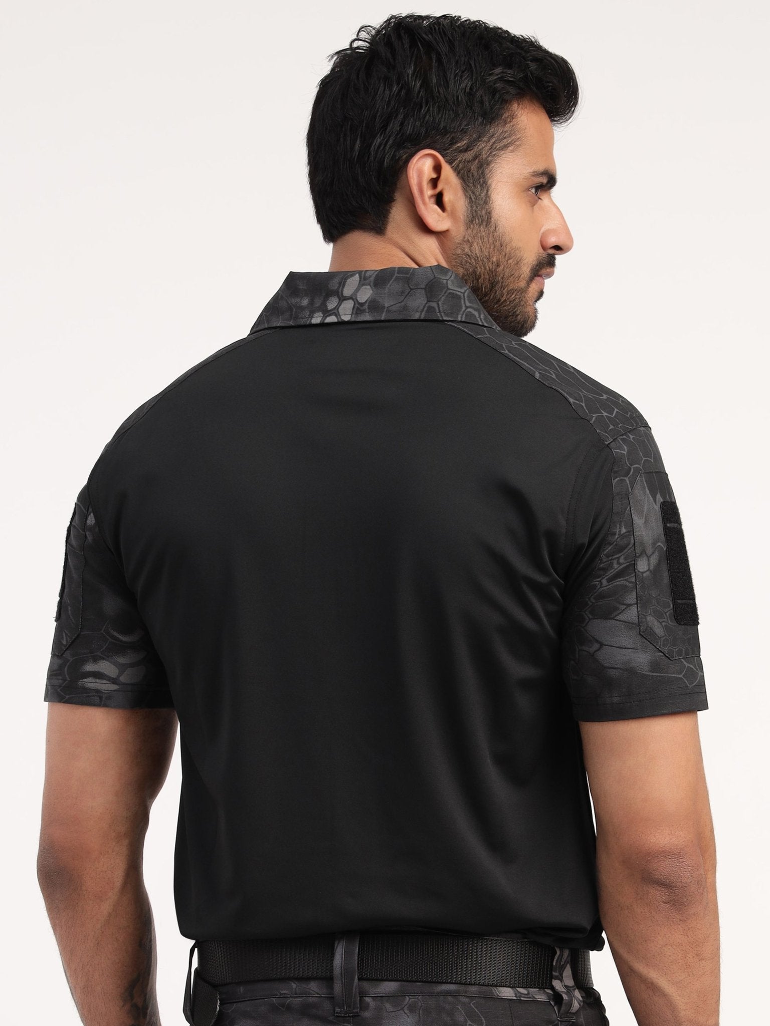 Black Python Short Sleeves Tactical T-shirt - MountMiller