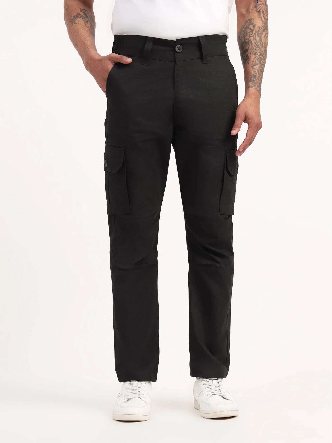 Black Ripstop Tactical Pant + Woodland Airshell WP Windjacket
