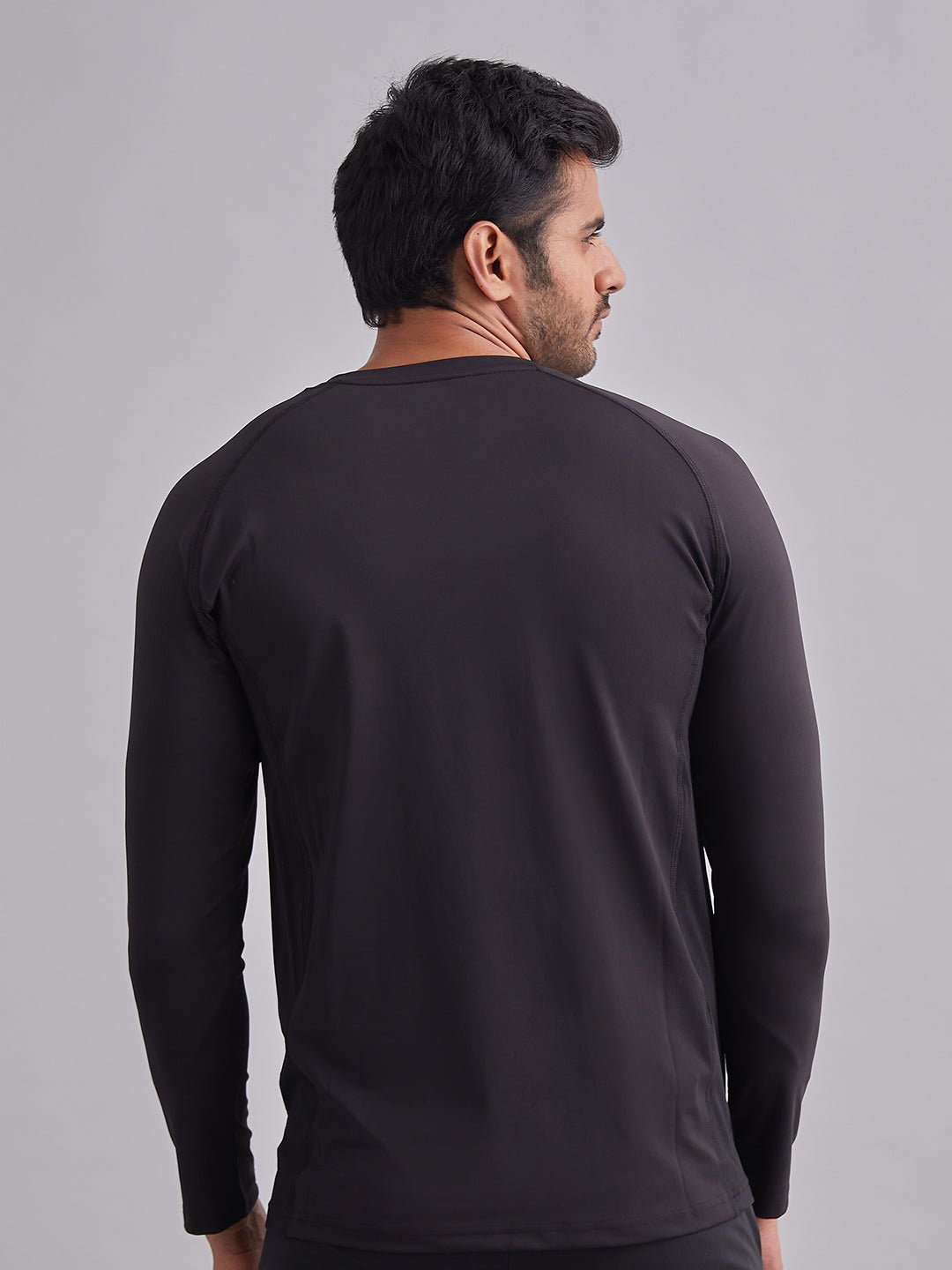Black Signature Panel Full Sleeves T-Shirt - MountMiller