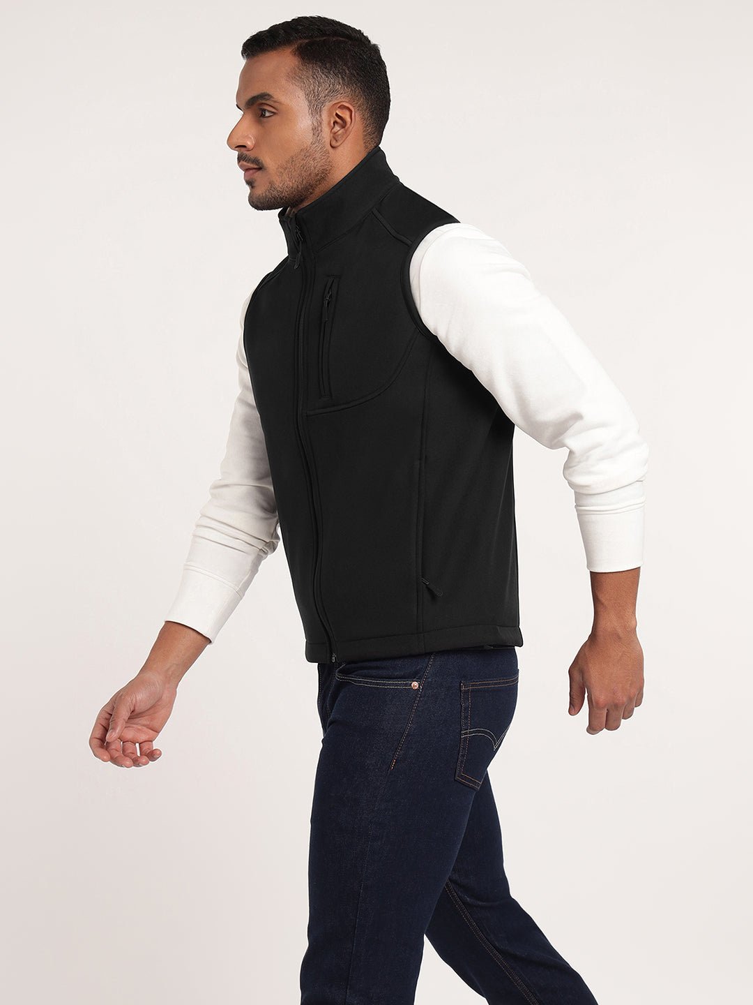 Black Sleeveless Softshell Jacket - MountMiller