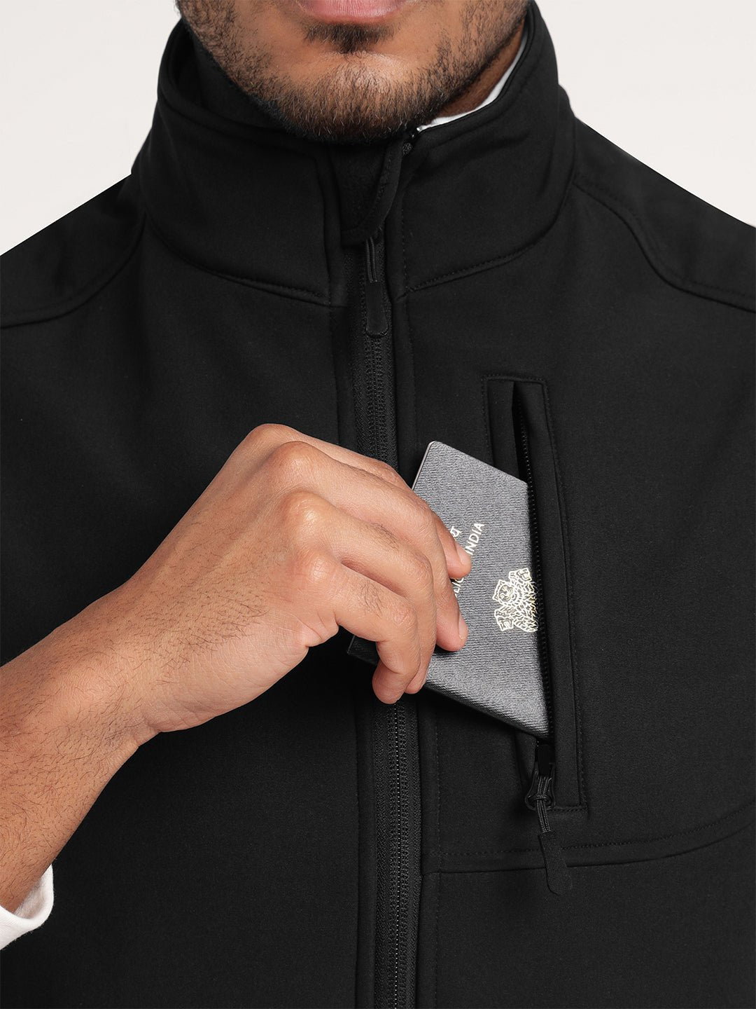Black Sleeveless Softshell Jacket - MountMiller