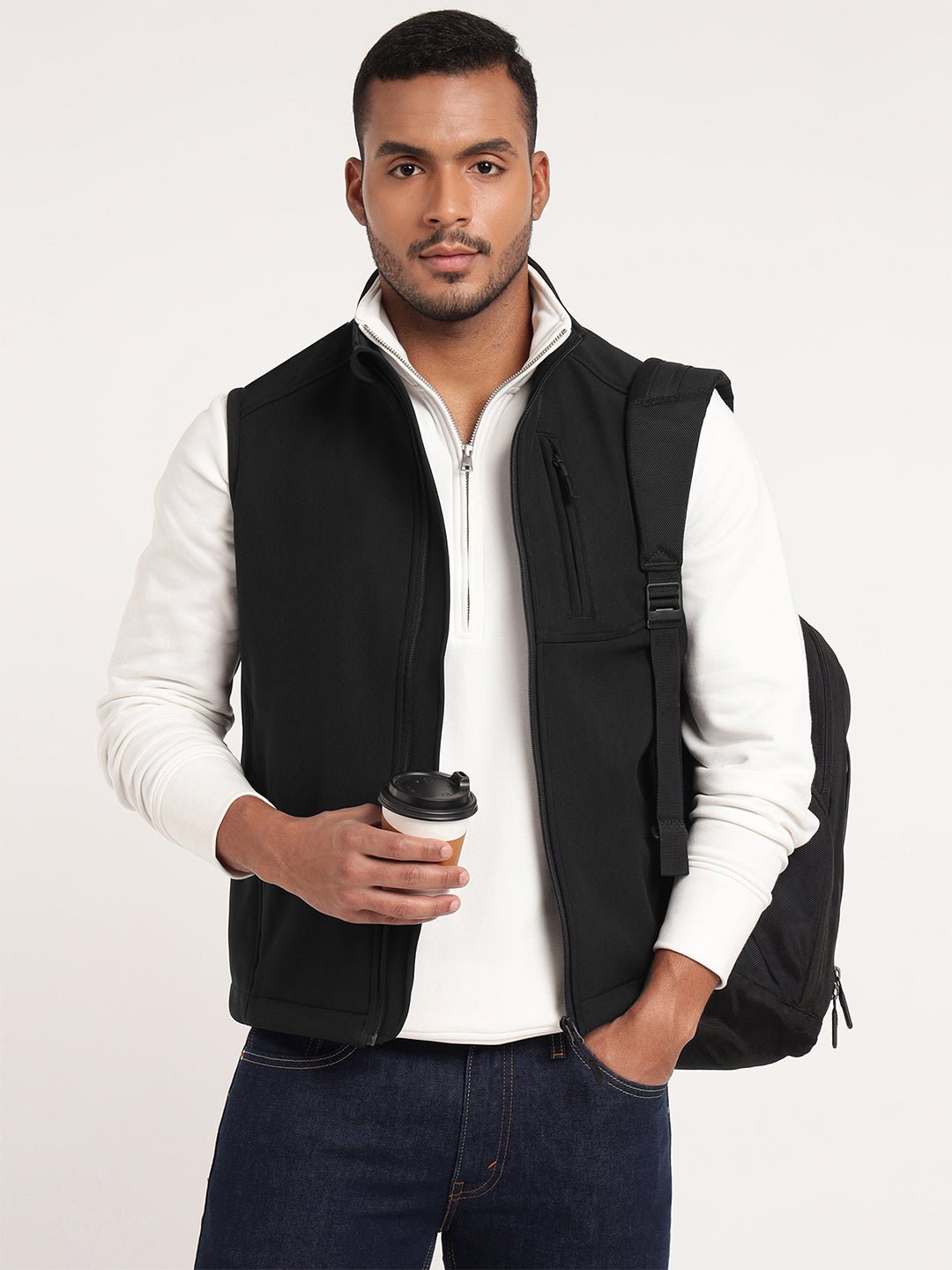 Black Sleeveless Softshell Jacket - MountMiller