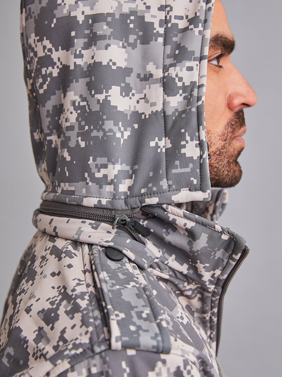 Grey Digital 12 Zip Softshell WP Lycra Jacket - MountMiller