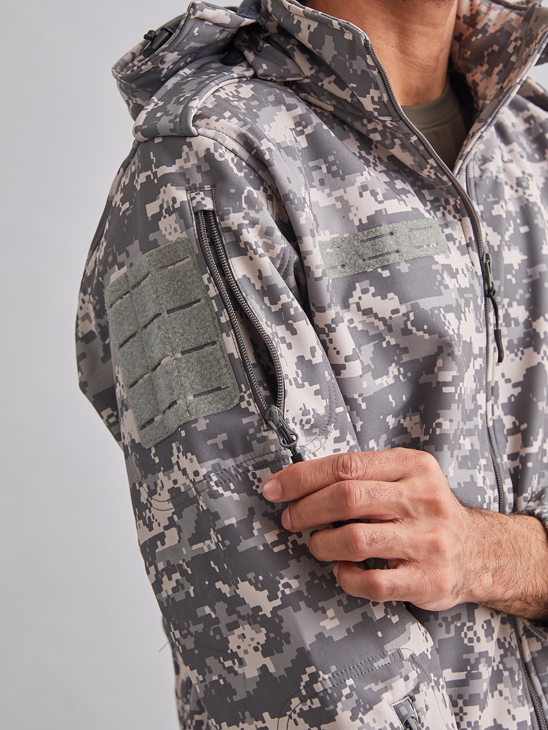 Grey Digital 12 Zip Softshell WP Lycra Jacket - MountMiller