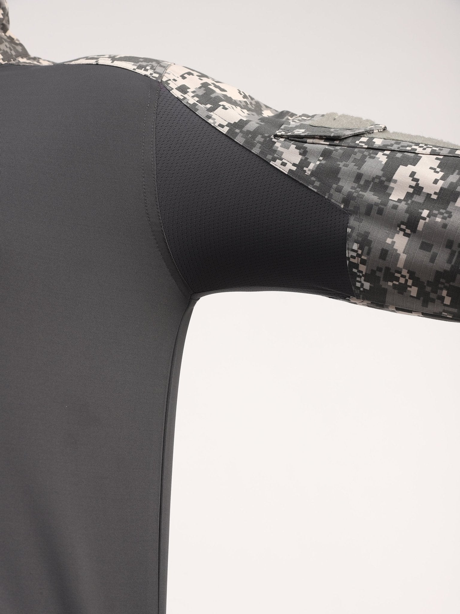 Grey Digital Full Sleeves Tactical T-Shirt - MountMiller