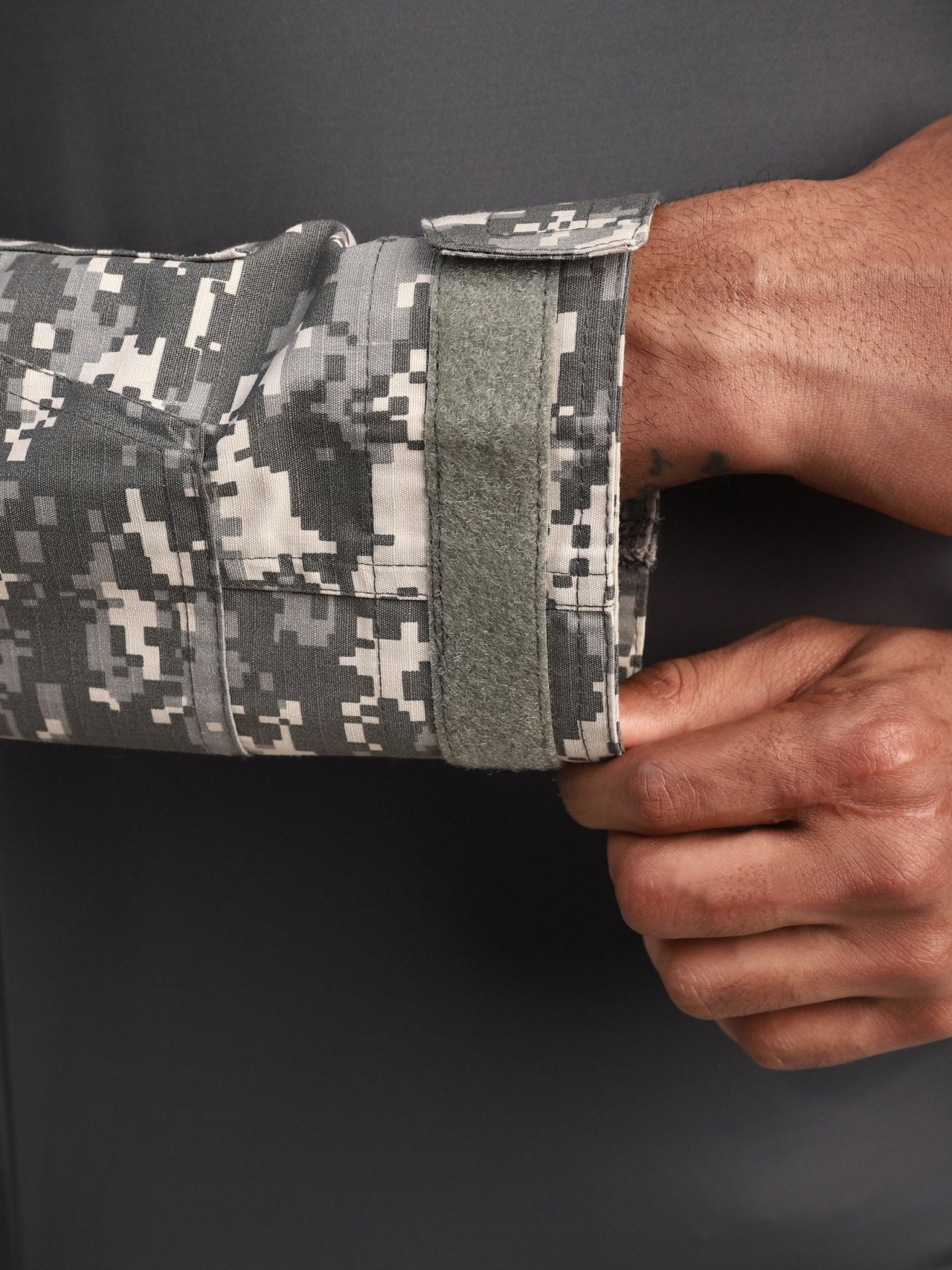 Grey Digital Full Sleeves Tactical T-Shirt - MountMiller