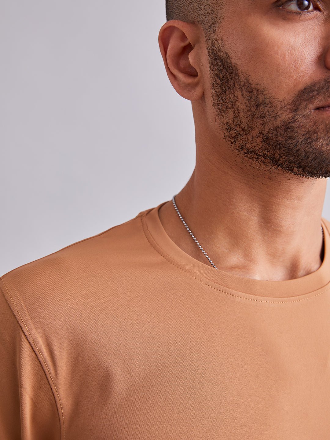 Khaki Durafit Torso Full Sleeves T-Shirt - MountMiller