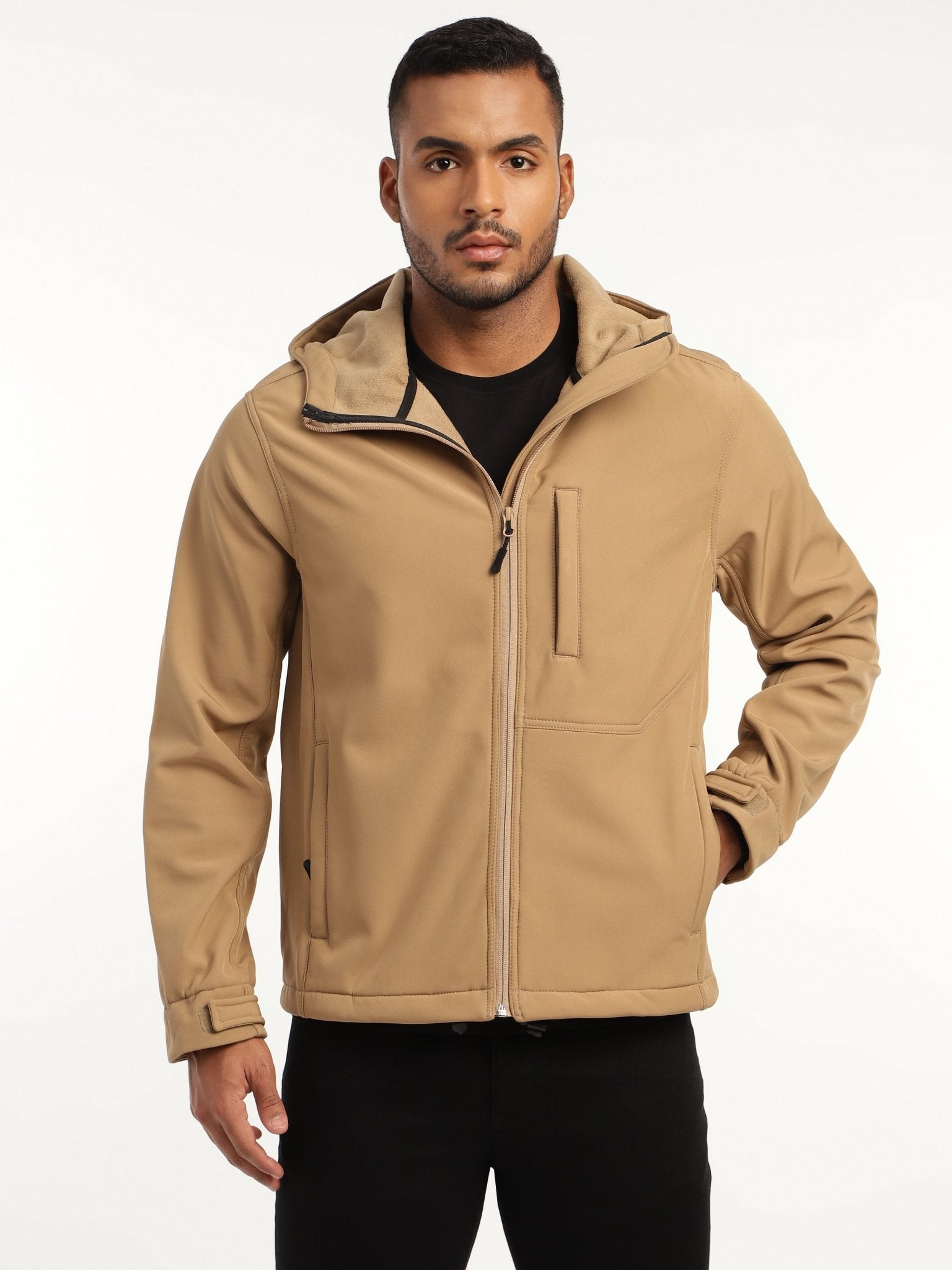 Khaki DWR Technical Softshell Jacket - MountMiller