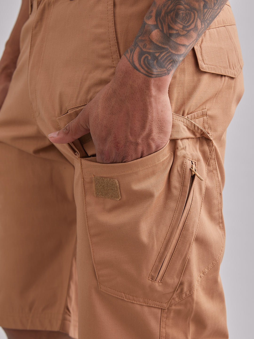 Khaki Explorer Tactical Shorts - MountMiller