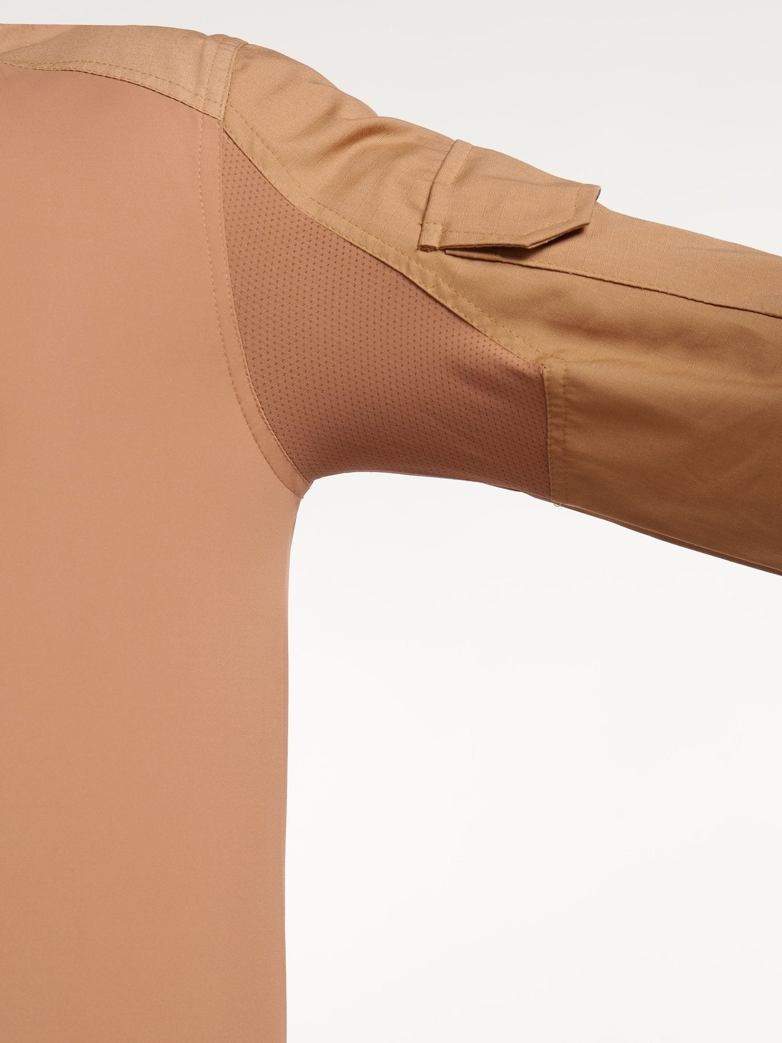 Khaki Range Tactical Full Sleeves T-Shirt - MountMiller