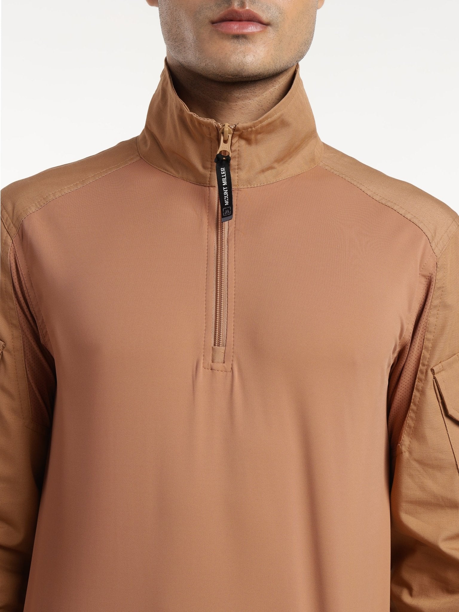 Khaki Range Tactical Full Sleeves T-Shirt - MountMiller