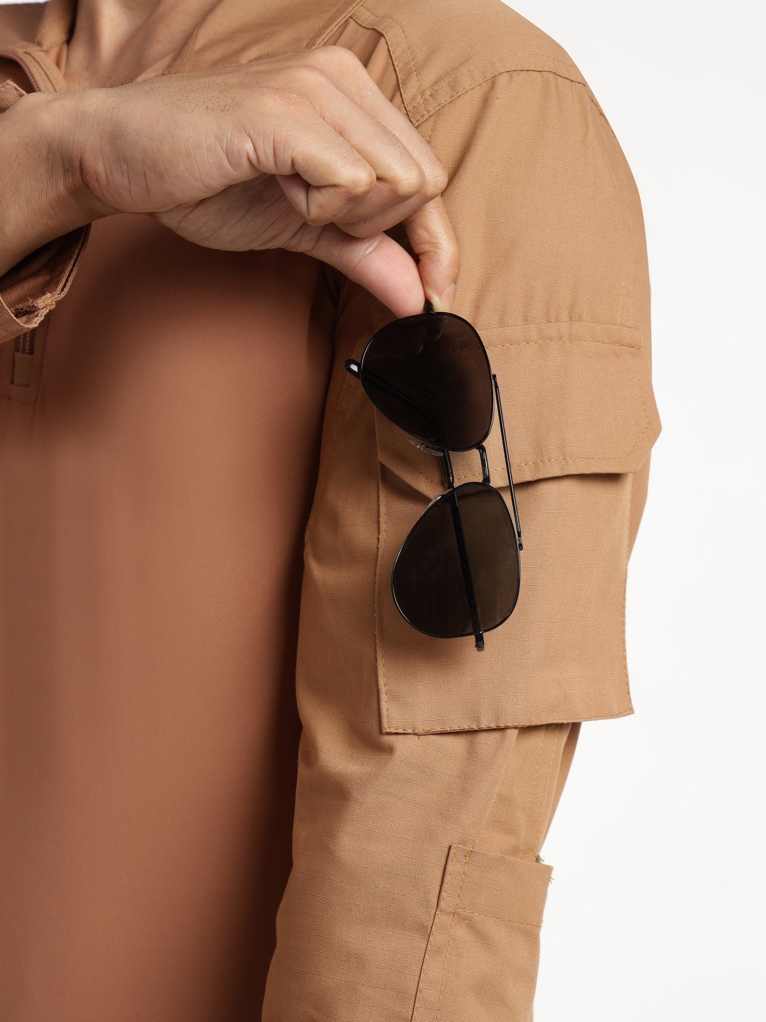 Khaki Range Tactical Full Sleeves T-Shirt - MountMiller