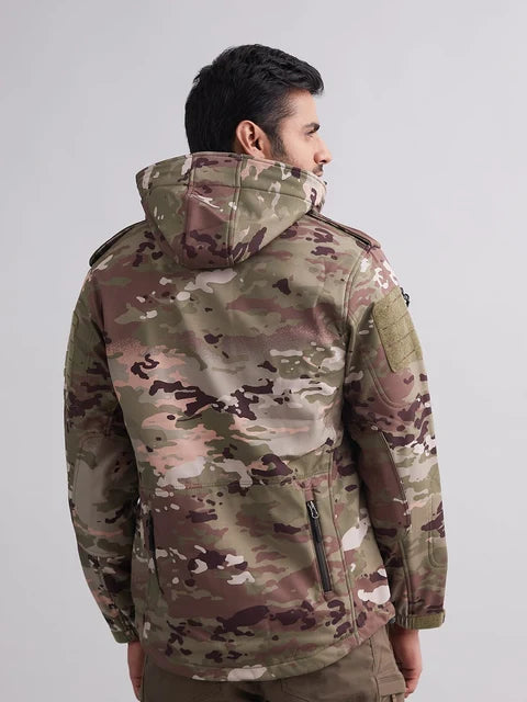 Multicam 12 Zip Softshell Jacket + Olive Green Advanced Tactical Pant | MountMiller Combo