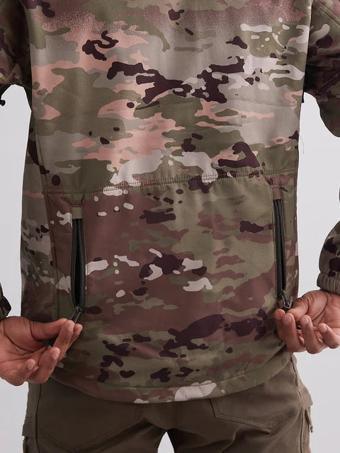 Multicam 12 Zip Softshell Jacket + Olive Green Advanced Tactical Pant | MountMiller Combo