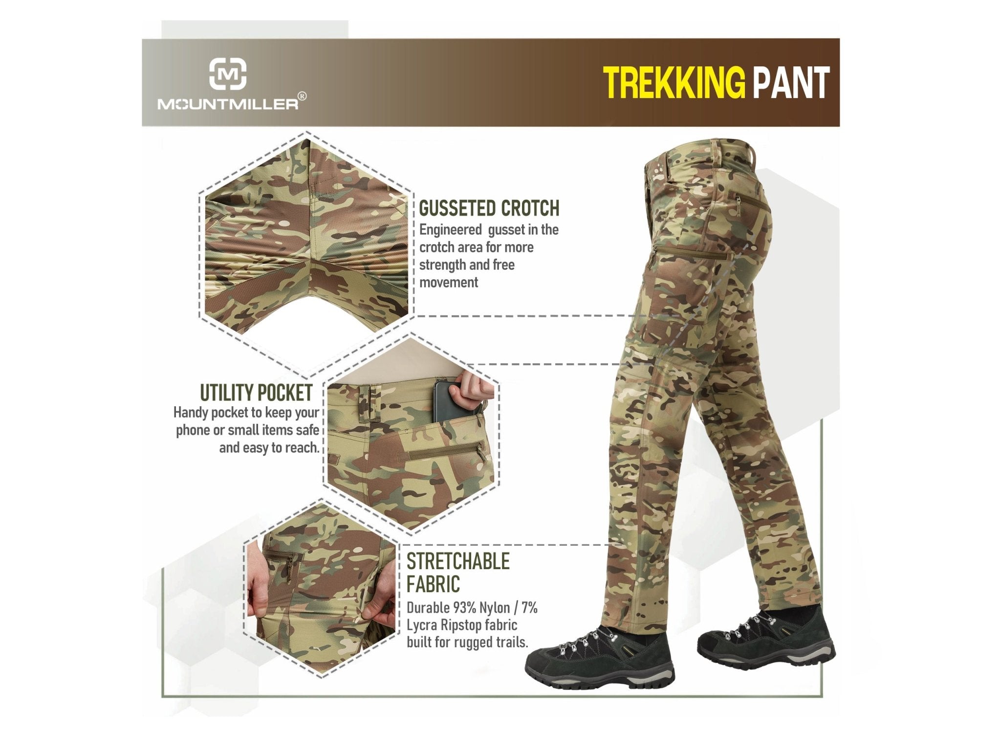 Multicam PathFinder Trekking Pant - MountMiller