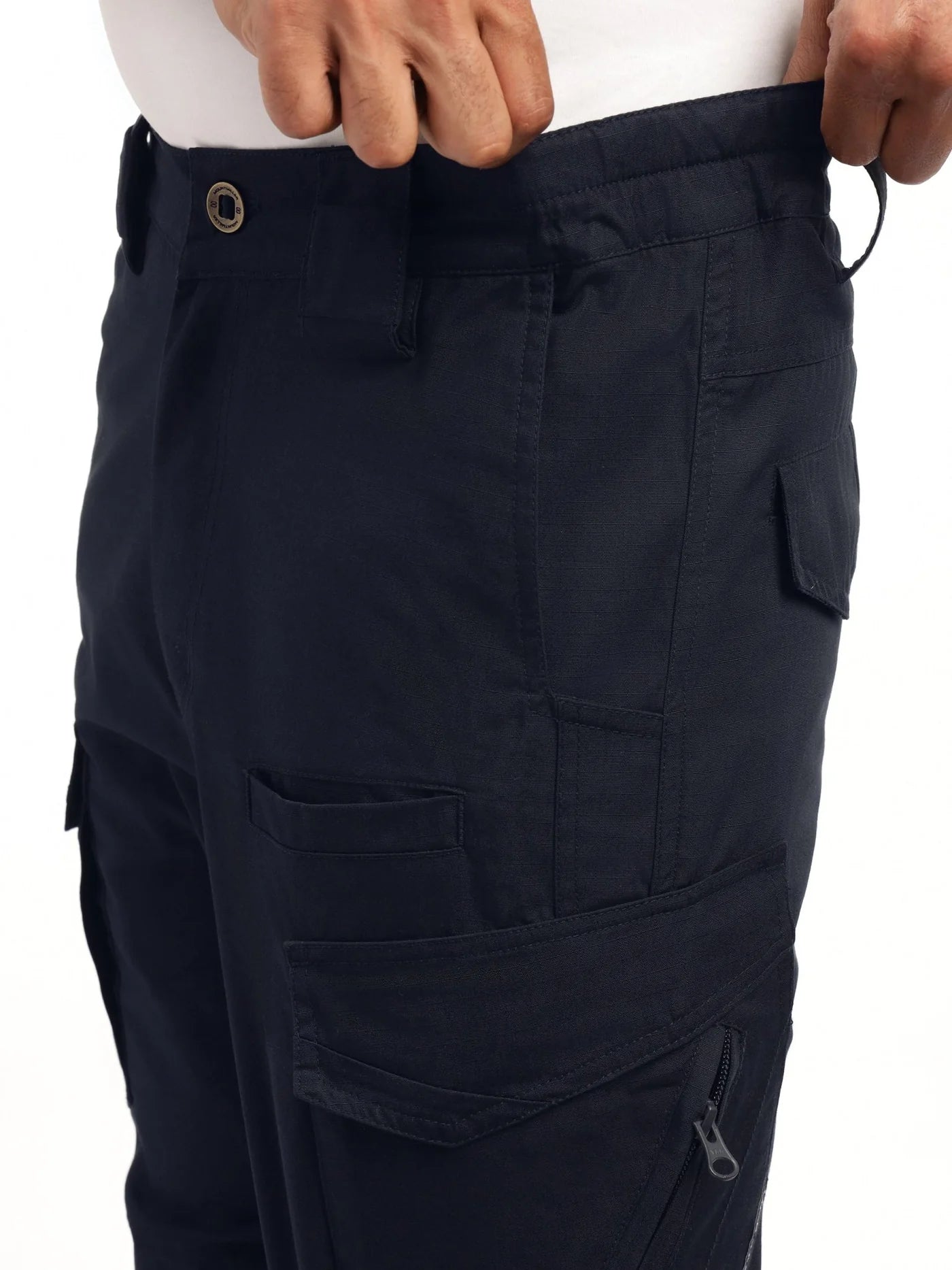 Navy Achiever Tactical Pant + Black Navigator Tactical T-Shirt