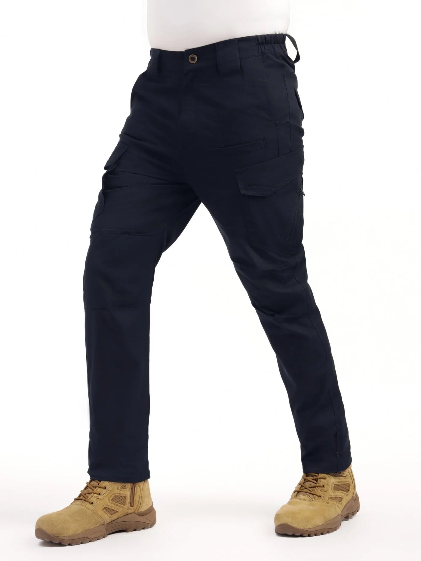 Navy Achiever Tactical Pant + Black Navigator Tactical T-Shirt